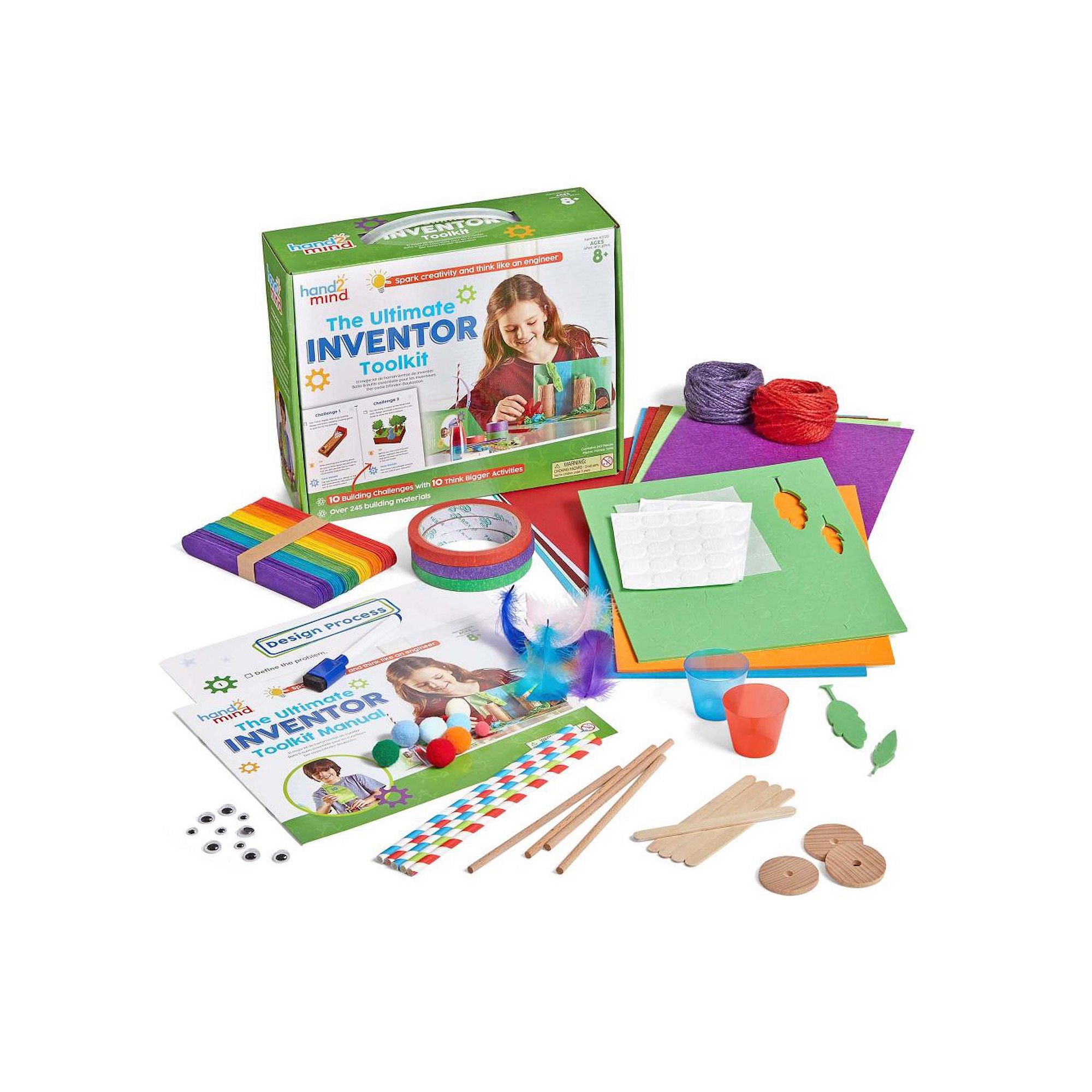 hand2mind Ultimate Inventor Toolkit for Ages 8 & Up, Multi