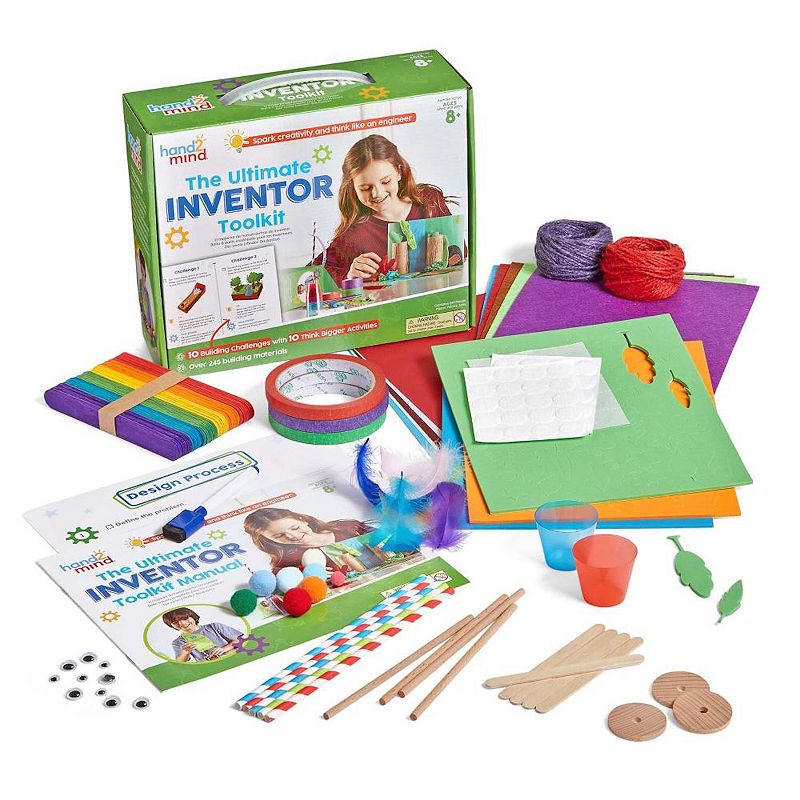 hand2mind Ultimate Inventor Toolkit for Ages 8 & Up, Multicolor
