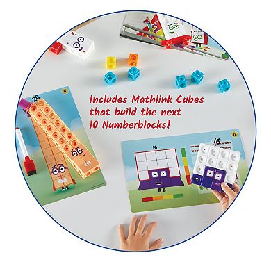 hand2mind Numberblocks 11–20 Activity Set with MathLink Cubes