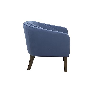 Madison Park Cora Velvet Button Tufted Upholstered Mid-Century Accent Chair