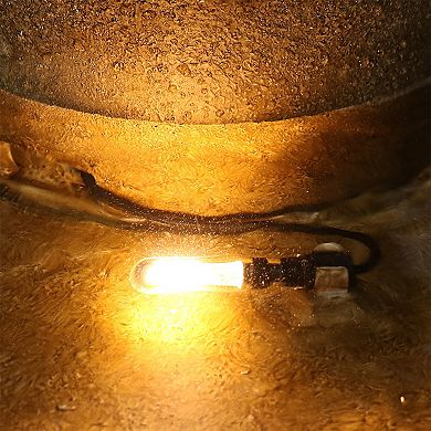 Sunnydaze Electric Eggshell Resin Outdoor 4-Tier Water Fountain