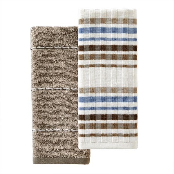 The Big One® Logan Stripe 2pack Hand Towel Set