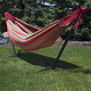 Sunnydaze 2-Person Woven Cotton Brazilian Hammock