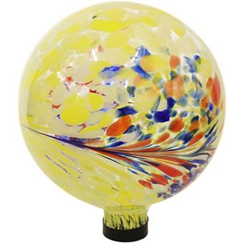 Sunnydaze Gazing Globe Glass Garden Ball - 10" Diameter