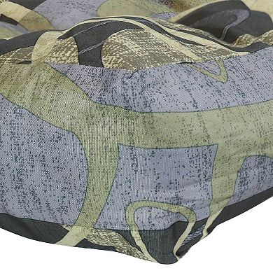 Sunnydaze Outdoor Square Tufted Seat Cushion - Set of 2