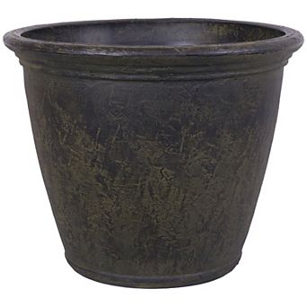 Sunnydaze 24 in Anjelica Polyresin Planter with UV-Resistance