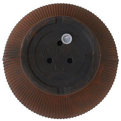 Sunnydaze 16 in Elizabeth Ribbed Urn Dual-Wall Polyresin Planter