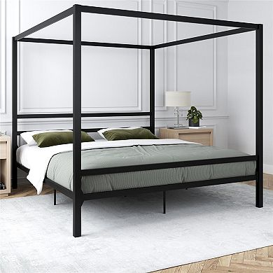 Atwater Living Cara Metal Canopy Bed