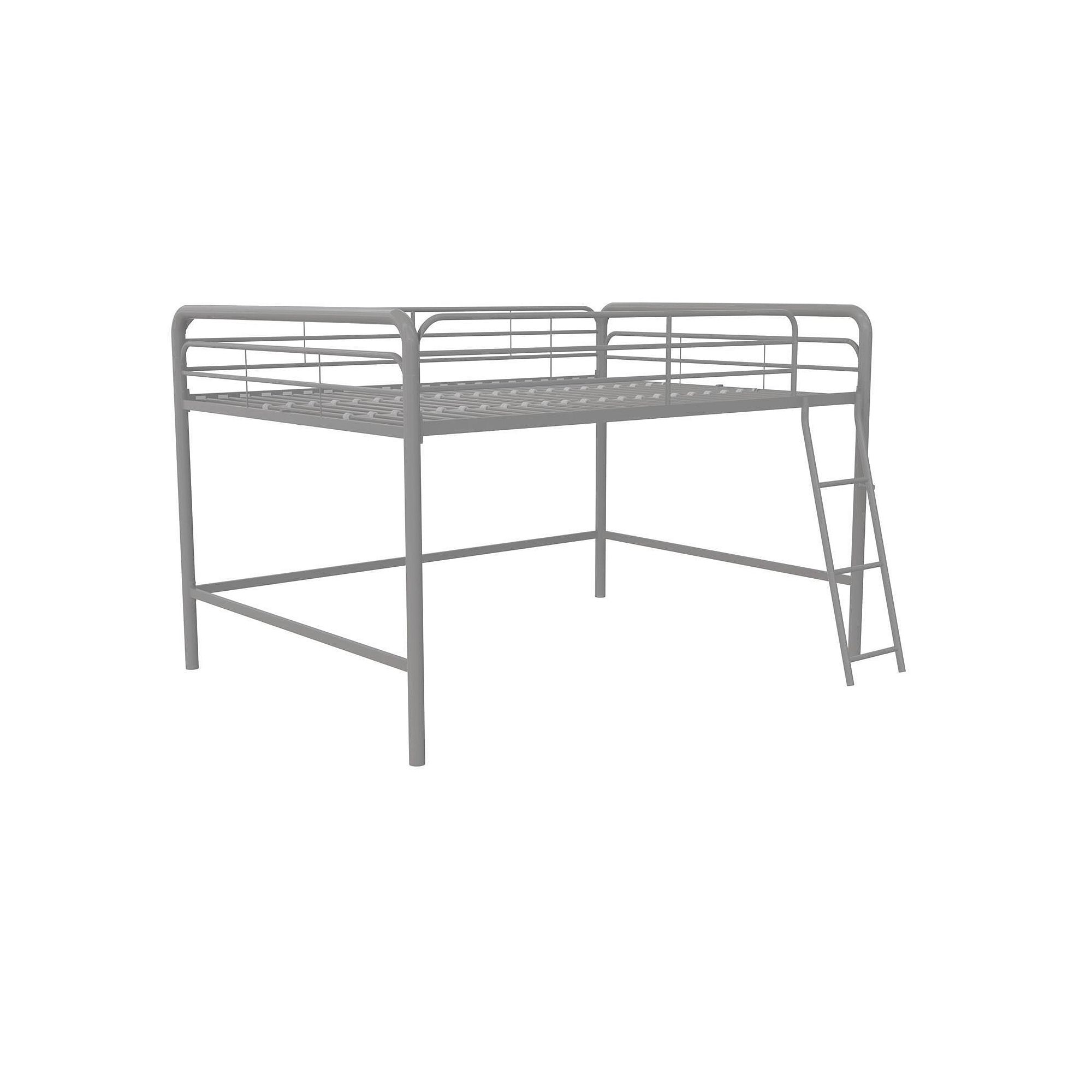 Atwater Living Cora Junior Metal Loft Bed, Silver