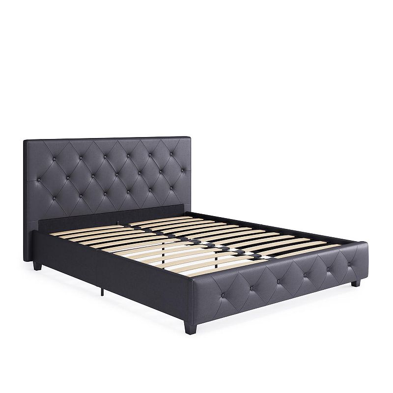 83481859 Atwater Living Dana Faux Leather Upholstered Bed,  sku 83481859