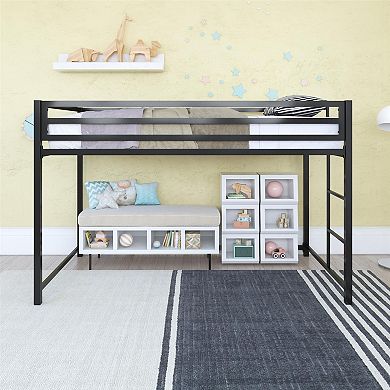 Atwater Living Mason Metal Junior Twin Loft Bed