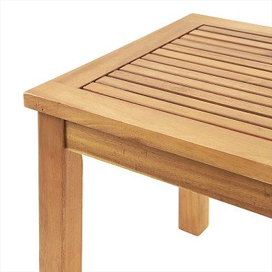 Alaterre Furniture Barre Outdoor Patio Chair & End Table 3-piece Set