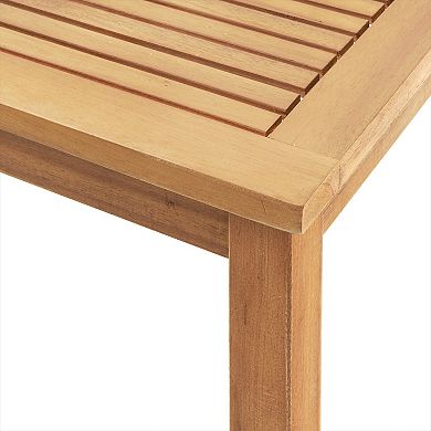 Alaterre Furniture Barre Outdoor Patio Chair & End Table 3-piece Set