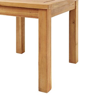Alaterre Furniture Barre Outdoor Patio Chair & End Table 3-piece Set