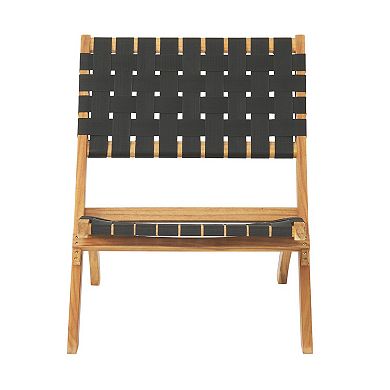 Alaterre Furniture Barre Outdoor Patio Chair & End Table 3-piece Set