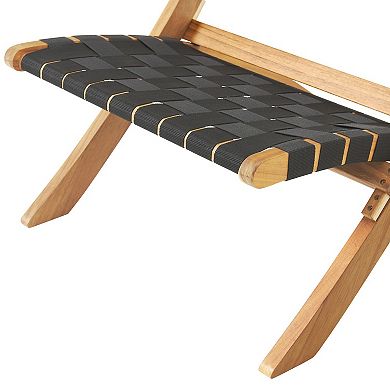 Alaterre Furniture Barre Outdoor Patio Chair & End Table 3-piece Set