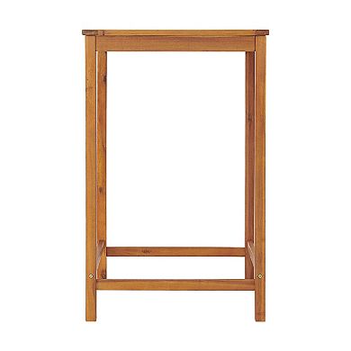 Alaterre Furniture Brandon Outdoor Bar Bistro Table & Stool 3-piece Set