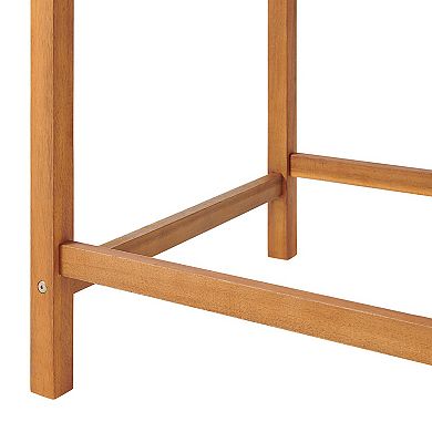 Alaterre Furniture Brandon Outdoor Bar Bistro Table & Stool 3-piece Set