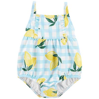 Baby Toddler Girl Carter s Lemon 1 Piece Swimsuit