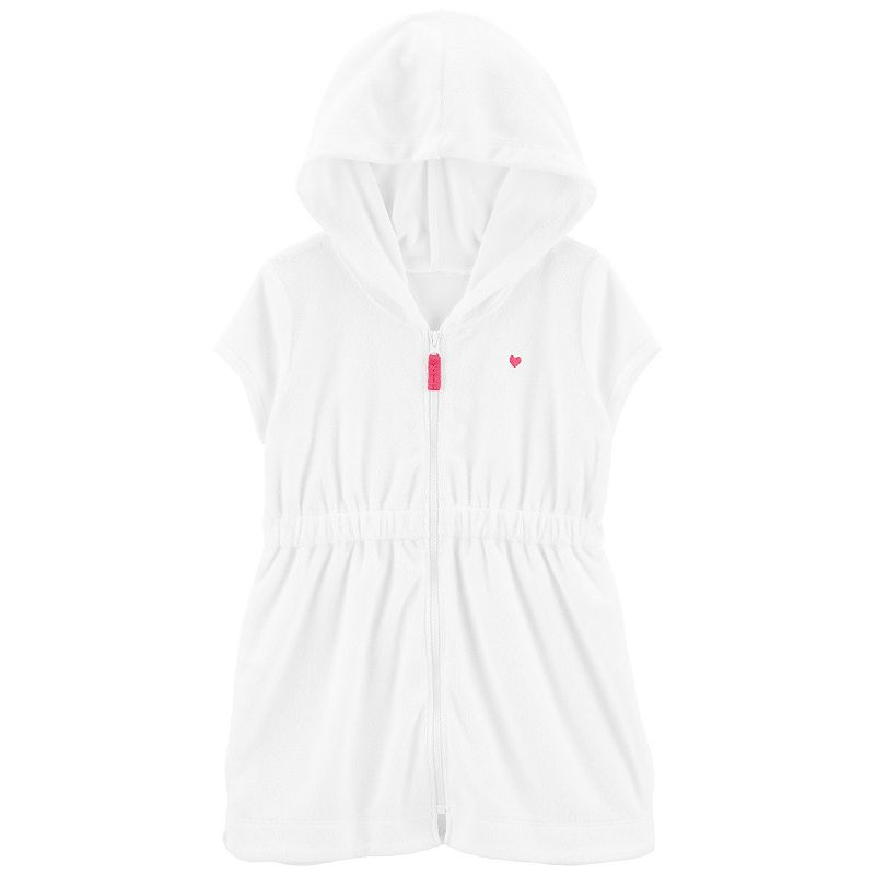 Toddler Girl Carters White Swim Cover Up, Toddler Girls, Size: 2T