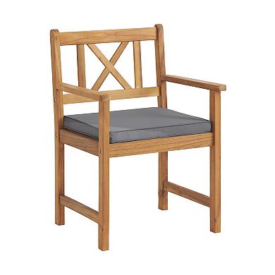 Alaterre Furniture Manchester Patio Dining Chair 2-piece Set