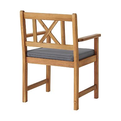 Alaterre Furniture Manchester Patio Dining Chair 2-piece Set
