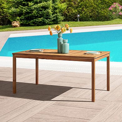 Alaterre Furniture Okemo Outdoor Dining Table