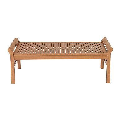 Alaterre Furniture Stamford Patio Rectangle Coffee Table