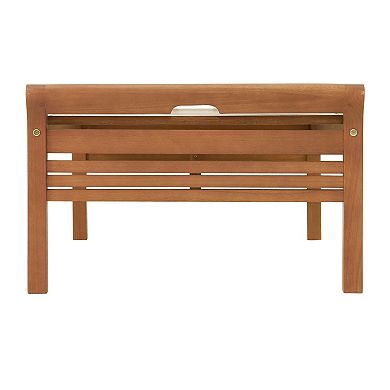 Alaterre Furniture Stamford Patio Rectangle Coffee Table