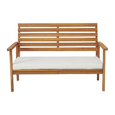 Alaterre Furniture Orwell Outdoor Patio Bench & Coffee Table 2-piece Set