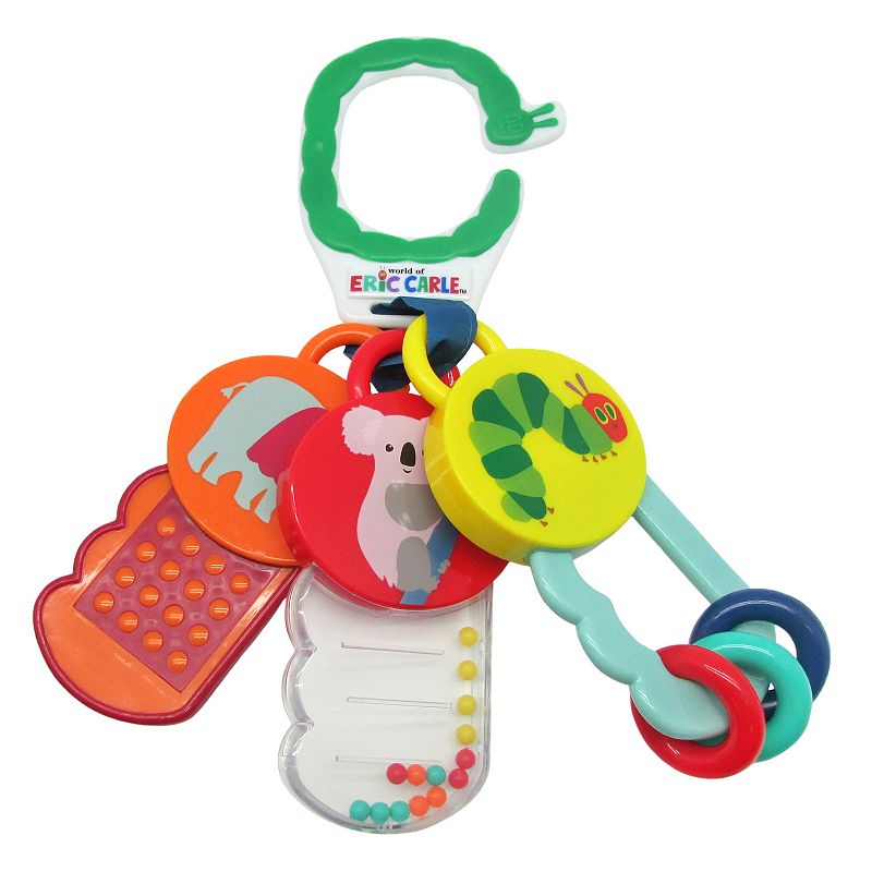 Baby The World of Eric Carle The Very Hungry Caterpillar Plastic Toy Keys, 