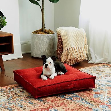 Happy Hounds Milo Square Tufted Dog Bed