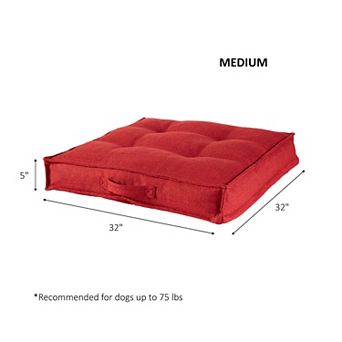 Happy Hounds Milo Square Tufted Dog Bed