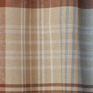 SKL Home Amber Plaid Set of 2 Window Curtain Tiers