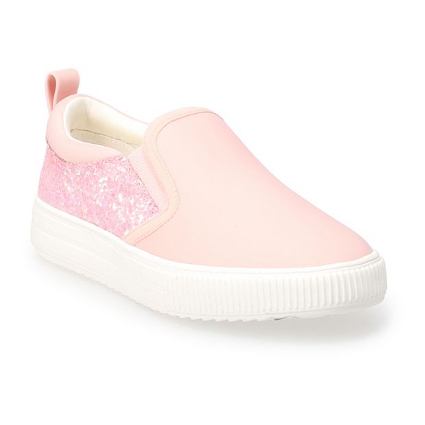 Girls slip on store shoes