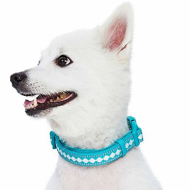 Blueberry Pet 3M Reflective Jacquard Padded Dog Collar