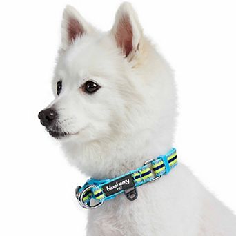 Blueberry Pet Reflective Multi-color Stripe Dog Collar