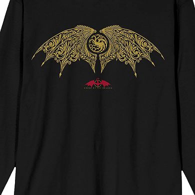 Men's House of the Dragon Wings Long Sleeve Tee