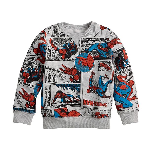 Marvel spider best sale man sweatshirt