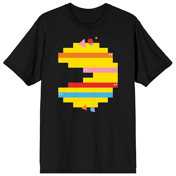 Men's PacMan Ghost Stripes Tee