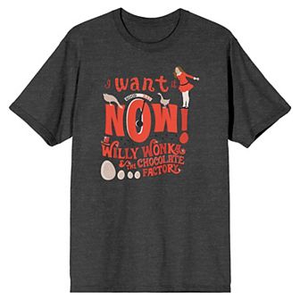 Men's Willy Wonka Want It Now Tee
