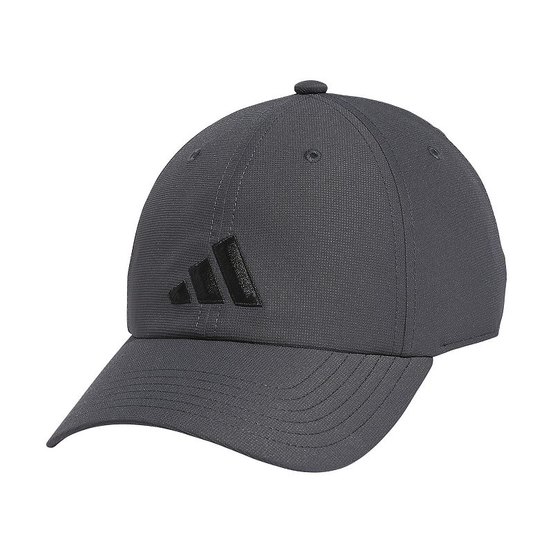 Mens adidas Golf Relaxed 2 Strapback Hat, Dark Grey