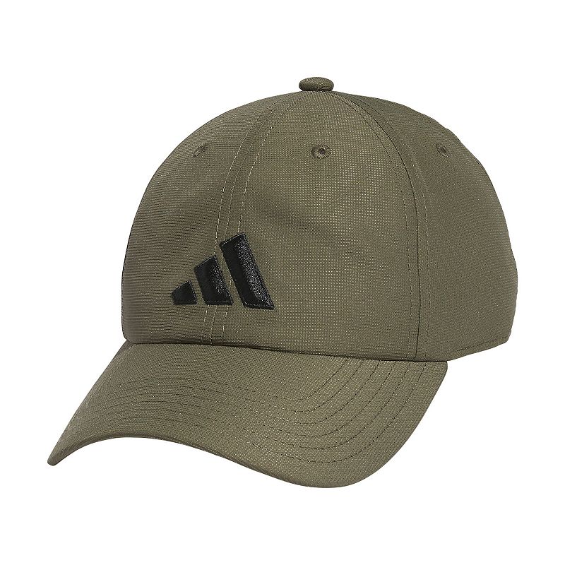 Mens adidas Golf Relaxed 2 Strapback Hat, Dark Green