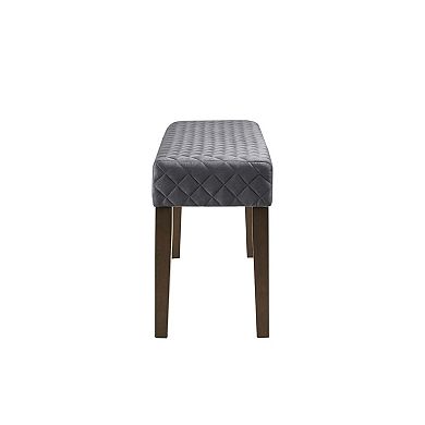 510 Design Cheshire Quilted Accent Bench