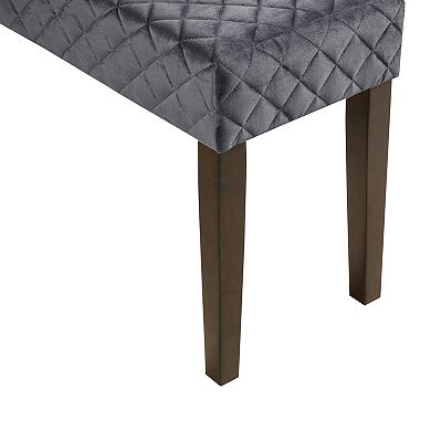 510 Design Cheshire Quilted Accent Bench