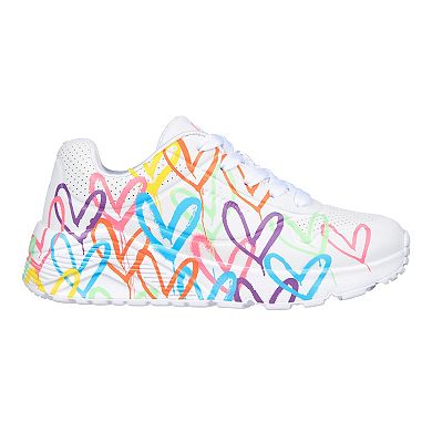 Skechers x JGoldcrown Street™ Uno Lite Spread the Love Girls' Shoes