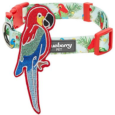 Blueberry Pet Fun Parrot Dog Collar
