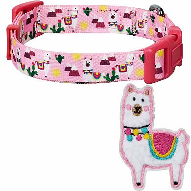 Blueberry Pet Happy Llamas Dog Collar