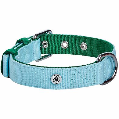 Blueberry Pet Iconic Color-Block Dog Collar