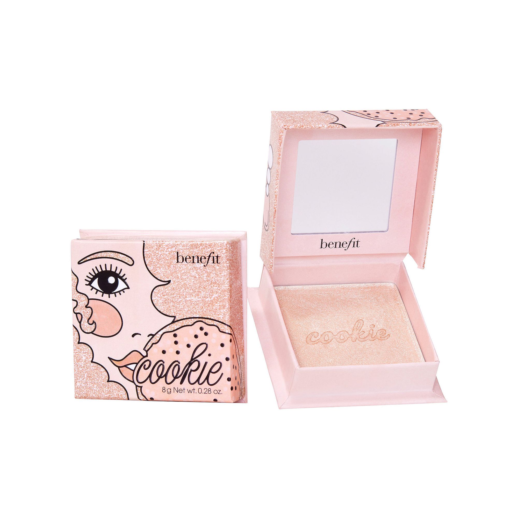 Benefit Cosmetics Cookie and Tickle Shimmer Finish Powder Highlighters, Siz